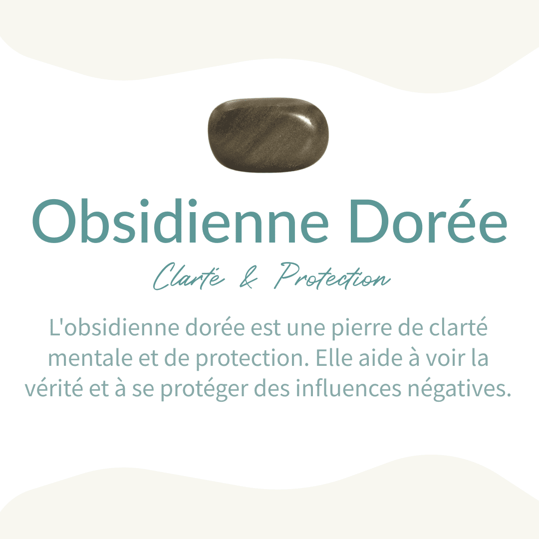 Bracelet Labradorite & Obsidienne Dorée — Refuge Intérieur & Lumière