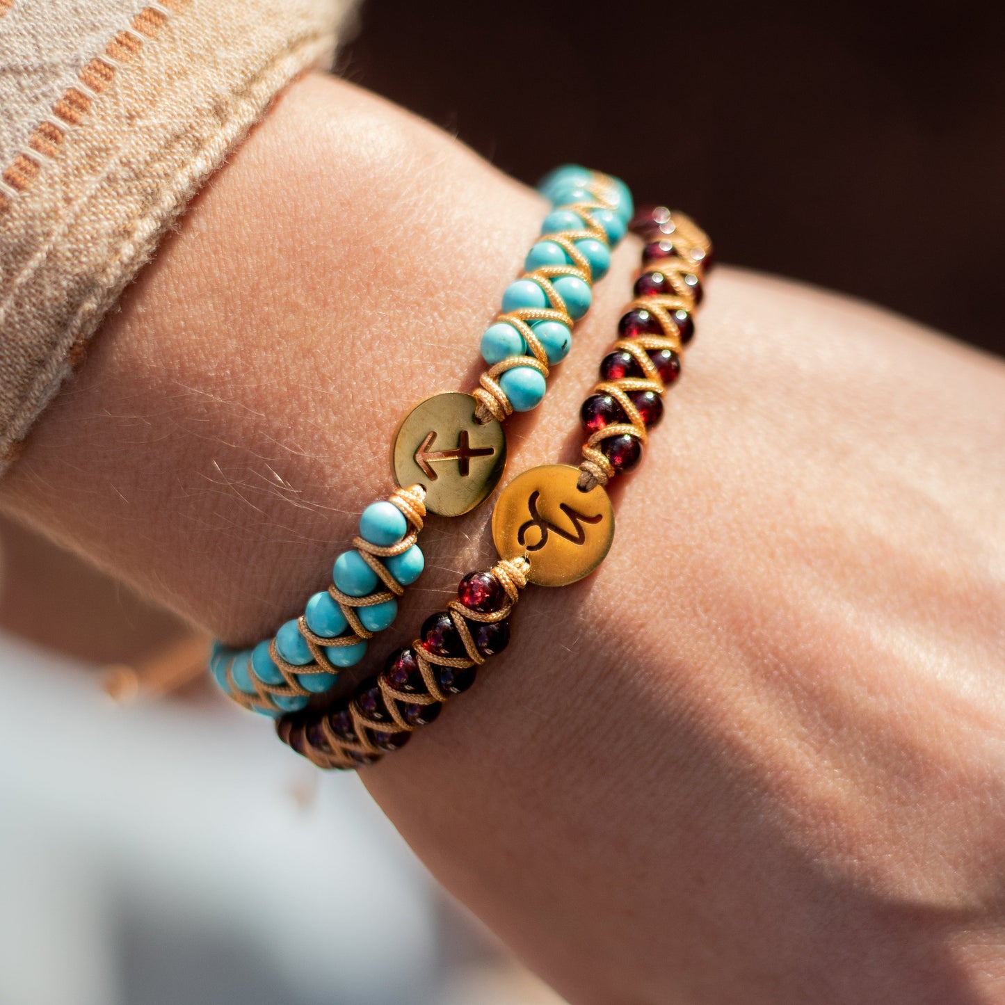 Bracelet 12 Constellations en Pierres Naturelles — Votre Signe Céleste