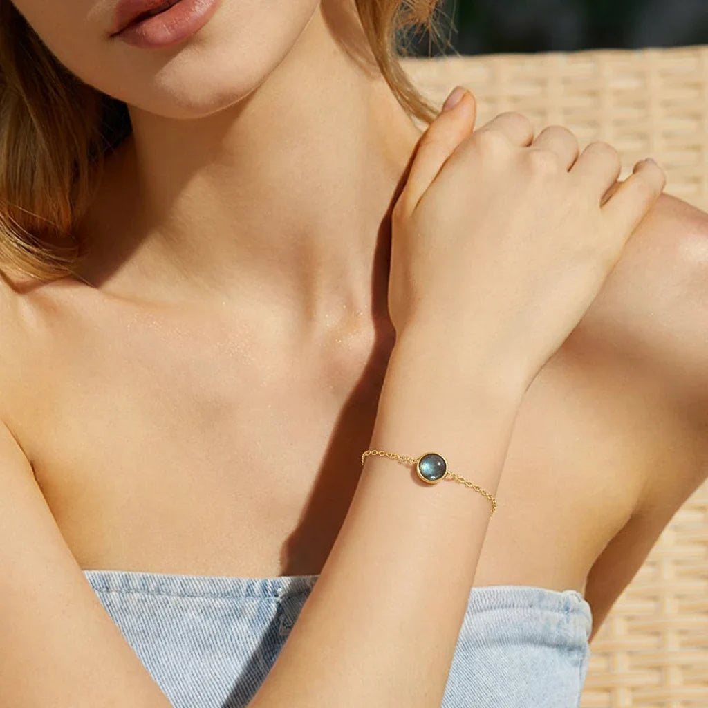 Bracelet Duo Labradorite — Clarté & Protection Renforcée