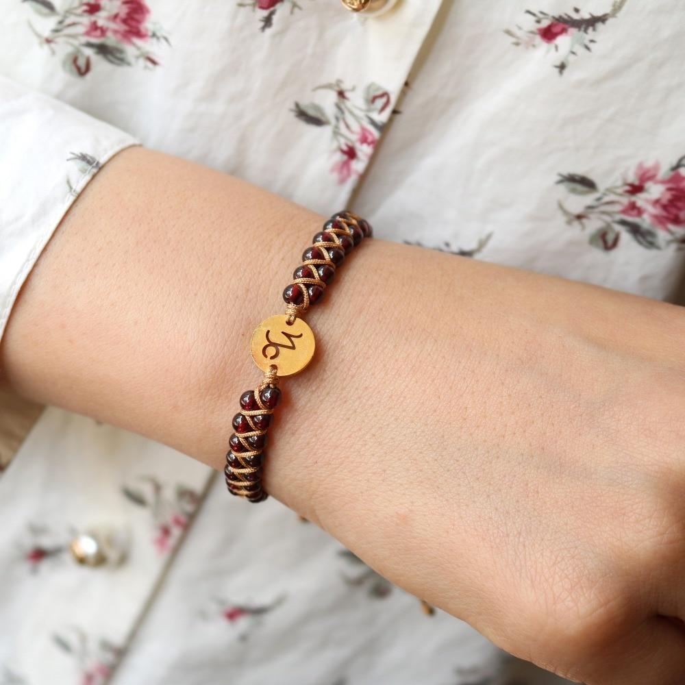 Bracelet 12 Constellations en Pierres Naturelles — Votre Signe Céleste