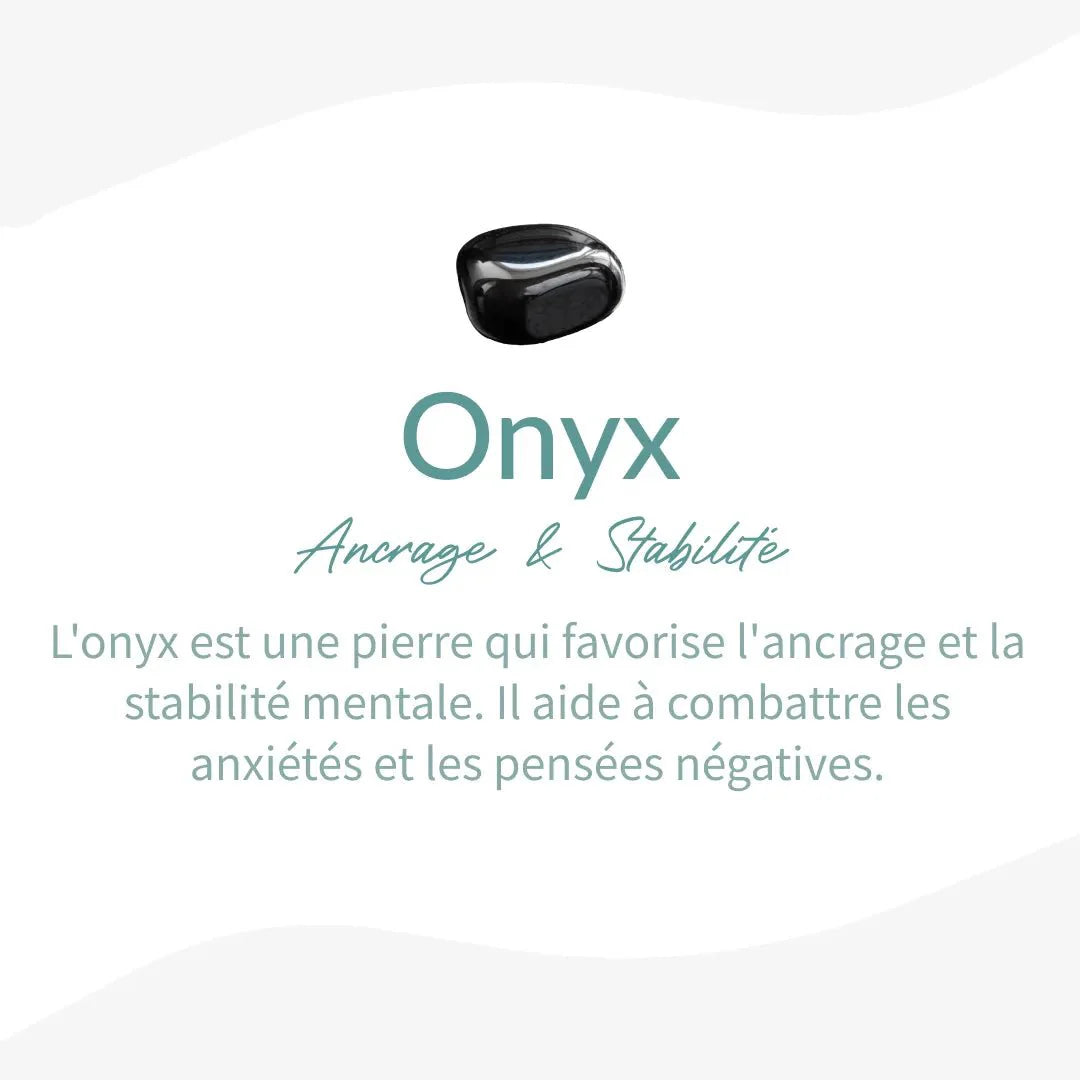 Bracelet Wrap Onyx — Ancrage, Force & Sécurité Intérieure