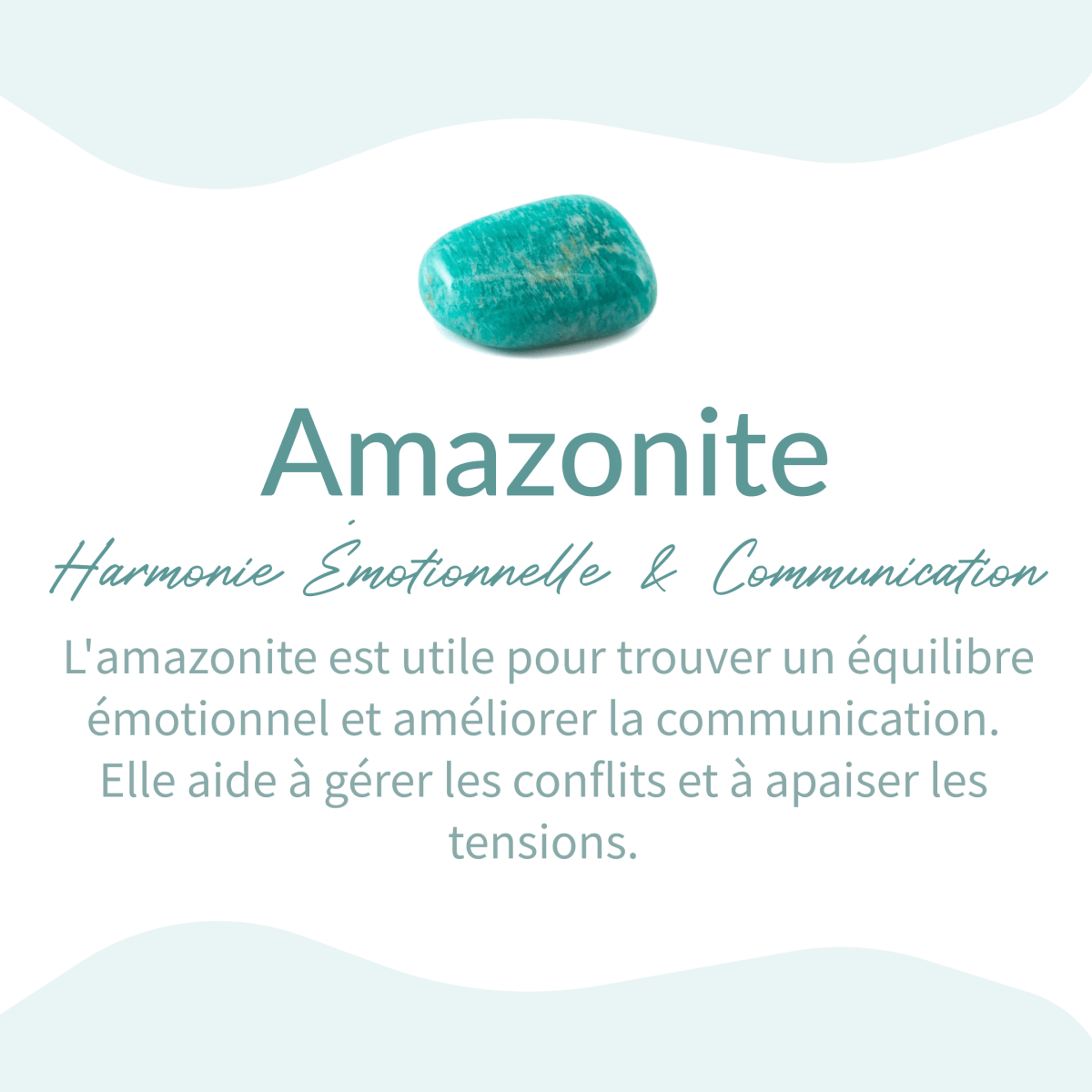 Bracelet Wrap Amazonite — Douceur, Calme & Communication Sincère