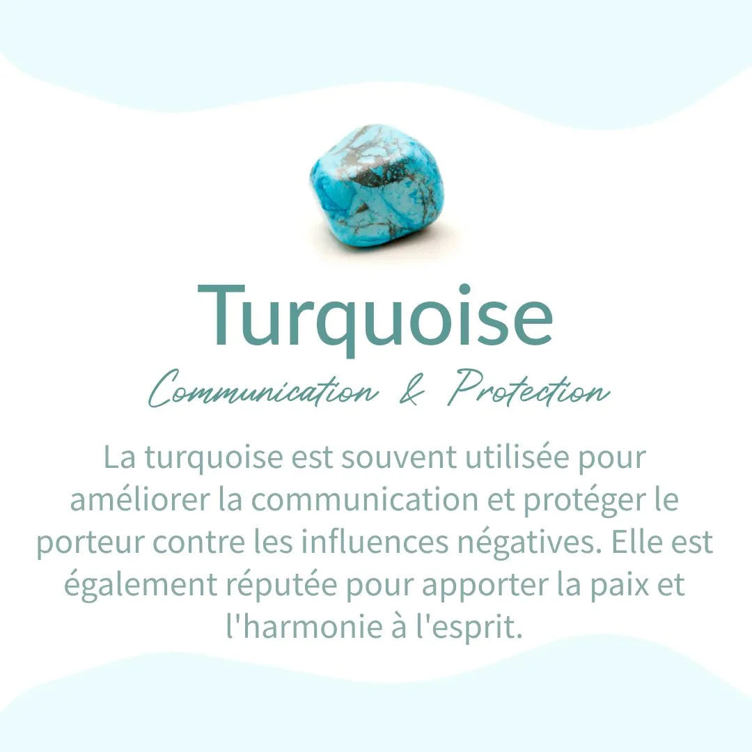Bracelet Wrap Turquoise — Bien-Être & Énergie Apaisante