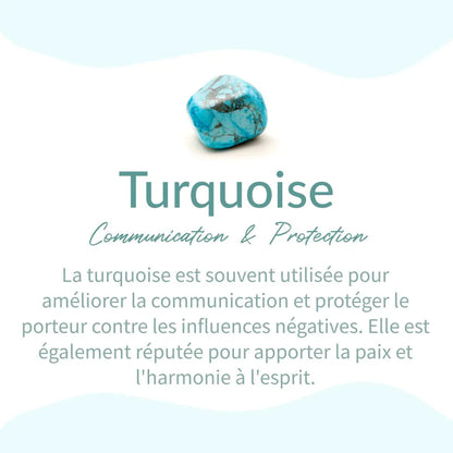 Bracelet Wrap Turquoise — Bien-Être & Énergie Apaisante