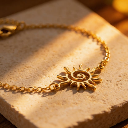 Bracelet Soleil Symbolique — Lumière, Vie & Rayonnement