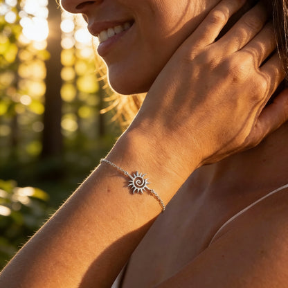 Bracelet Soleil Symbolique — Lumière, Vie & Rayonnement