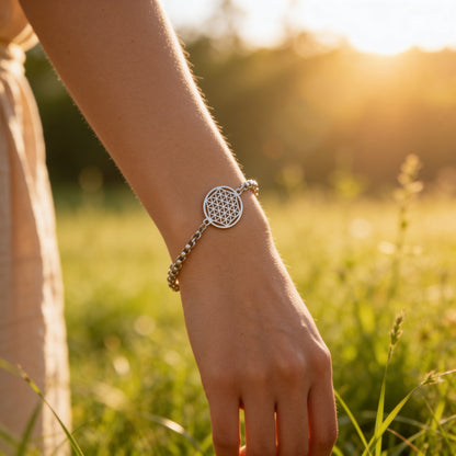 Bracelet Fleur de Vie — Symbole de Vie & Énergie Universelle