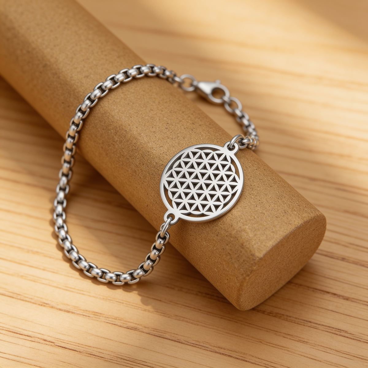 Bracelet "Fleur de vie" - Argent - L'Arbre des Chakras