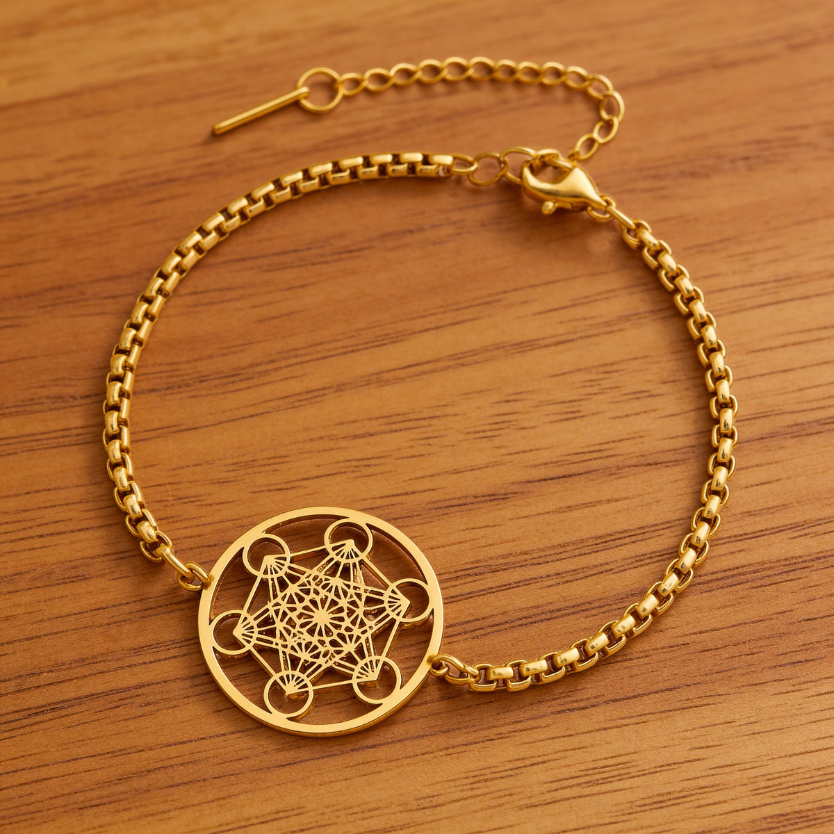Bracelet "Lumière de Métatron" - Or - L'Arbre des Chakras