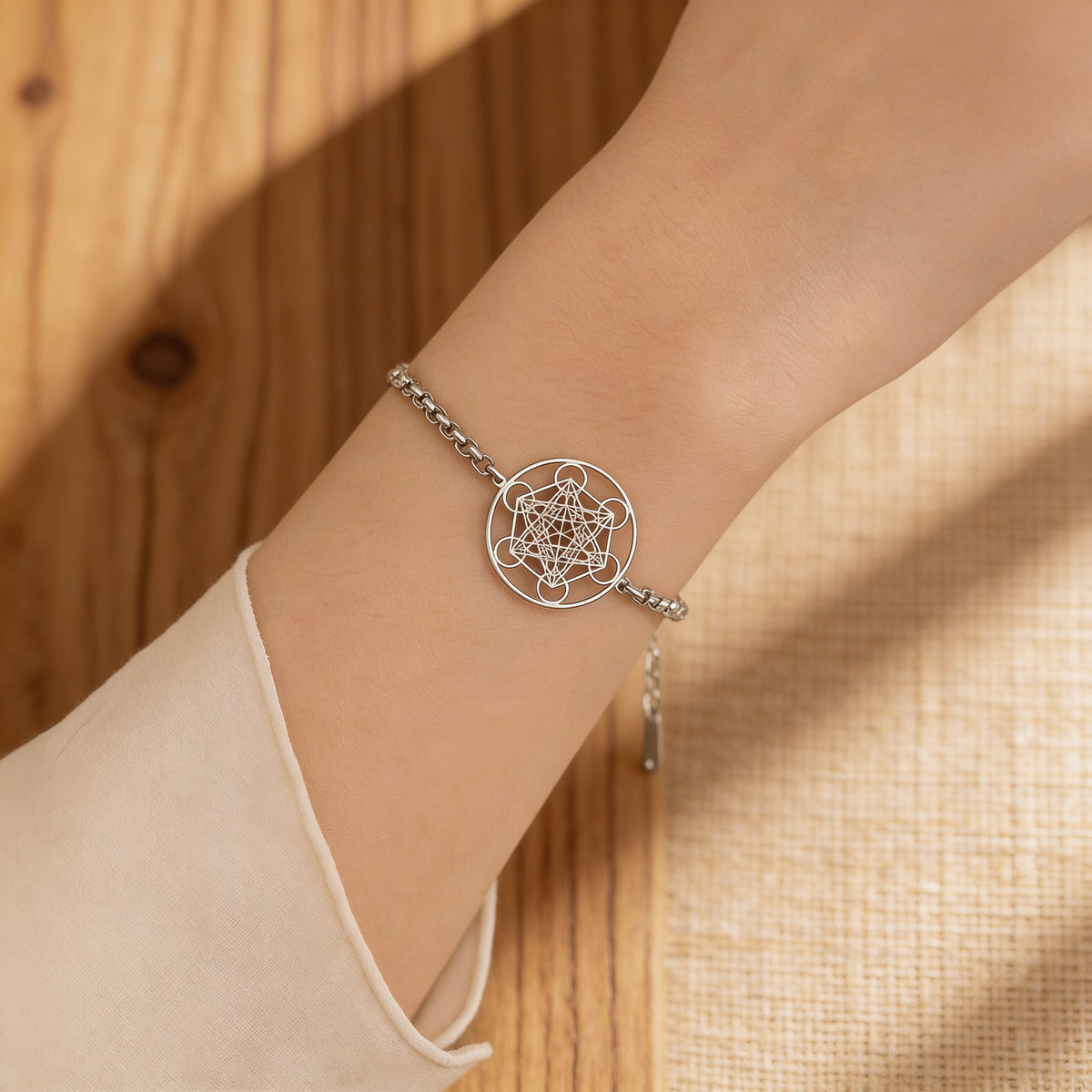 Bracelet Métatron — Géométrie Sacrée & Protection Universelle