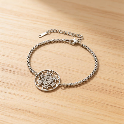 Bracelet "Lumière de Métatron" - Argent - L'Arbre des Chakras