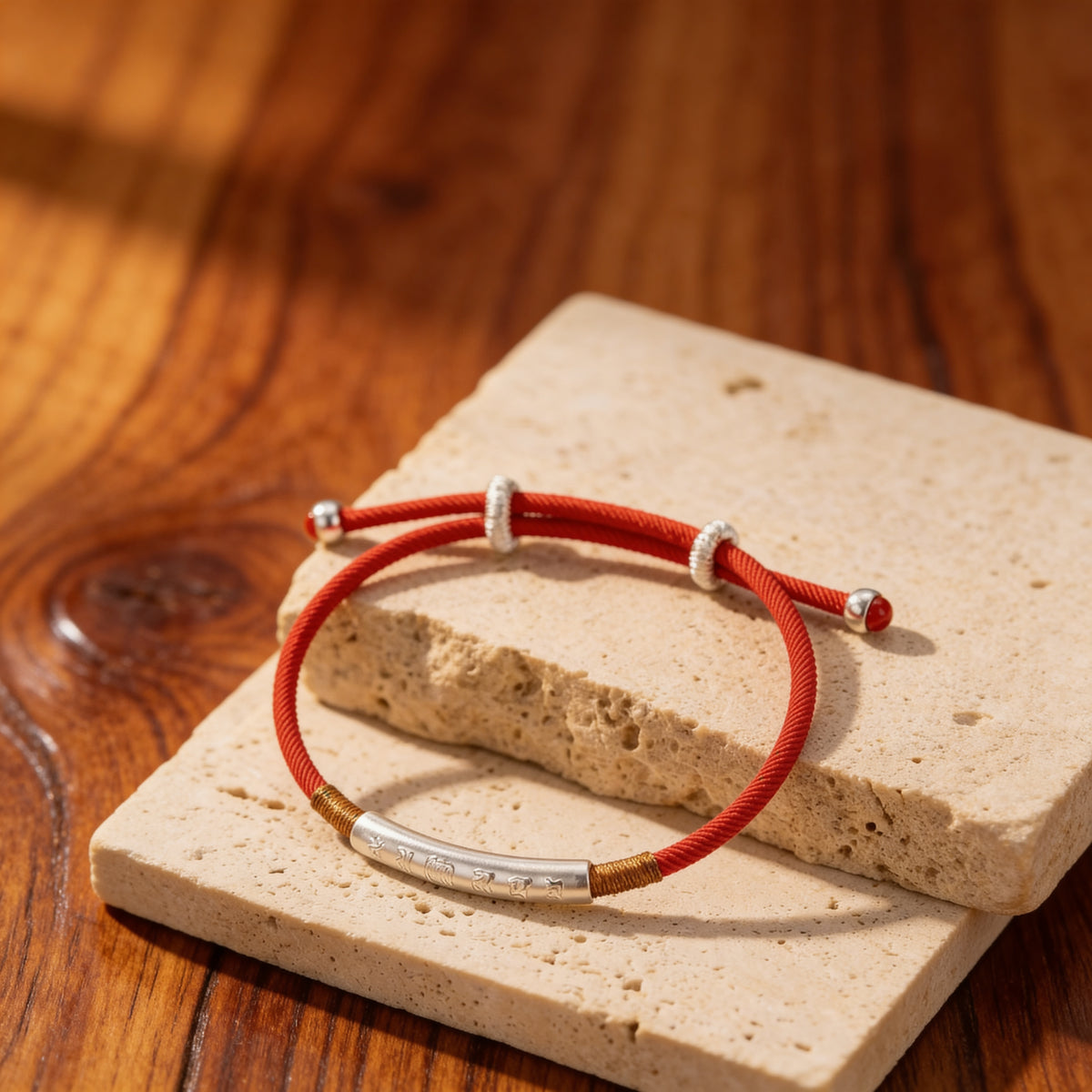 Bracelet Bouddhiste Sacré — Mantra Porte-Bonheur & Sérénité