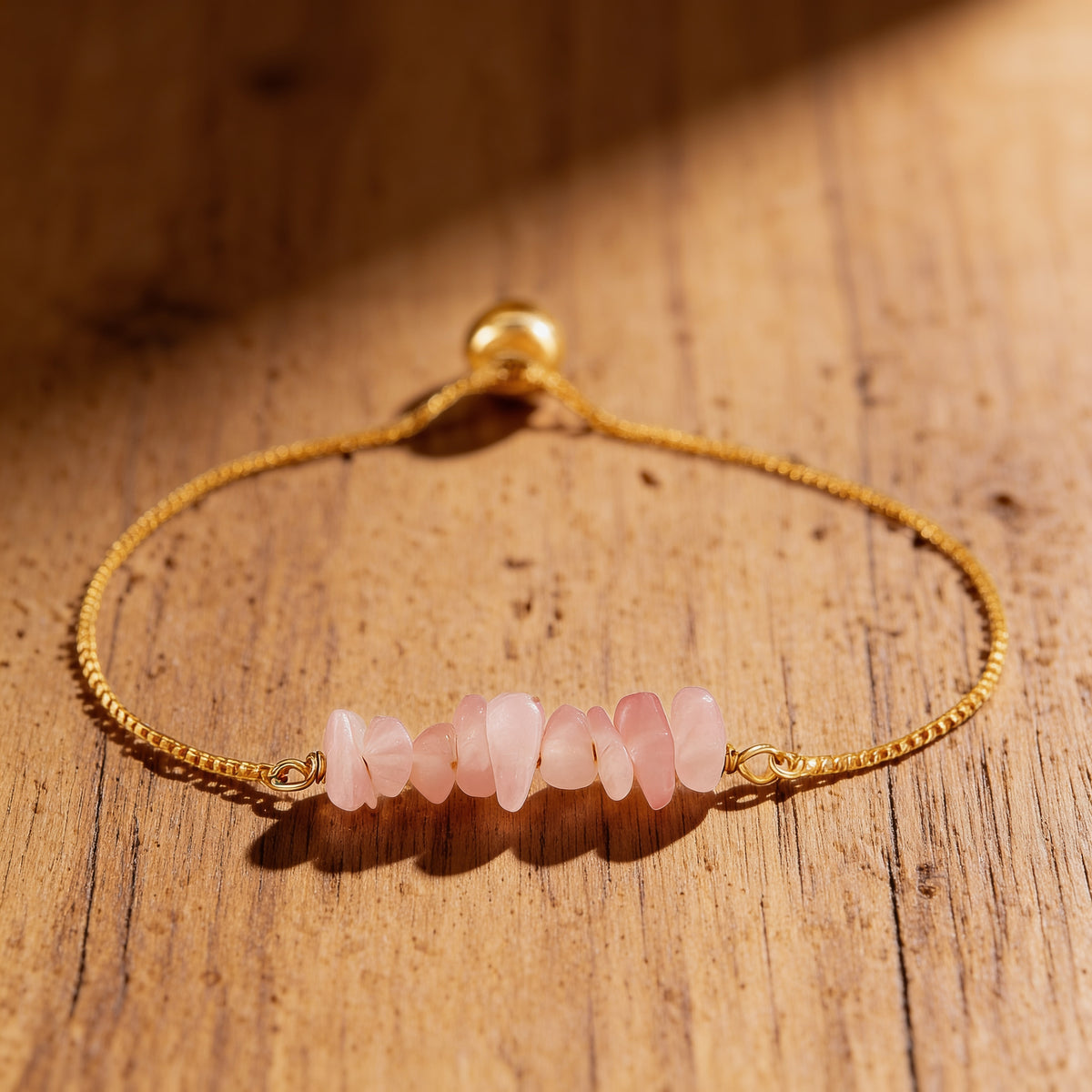 Bracelet Fin Pierres Irrégulières — Brut, Authentique & Unique