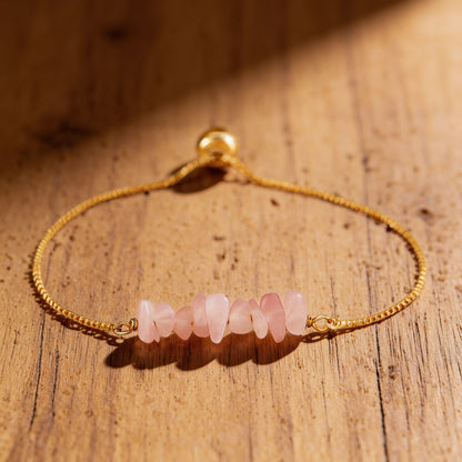 Bracelet Fin Pierres Irrégulières — Brut, Authentique & Unique
