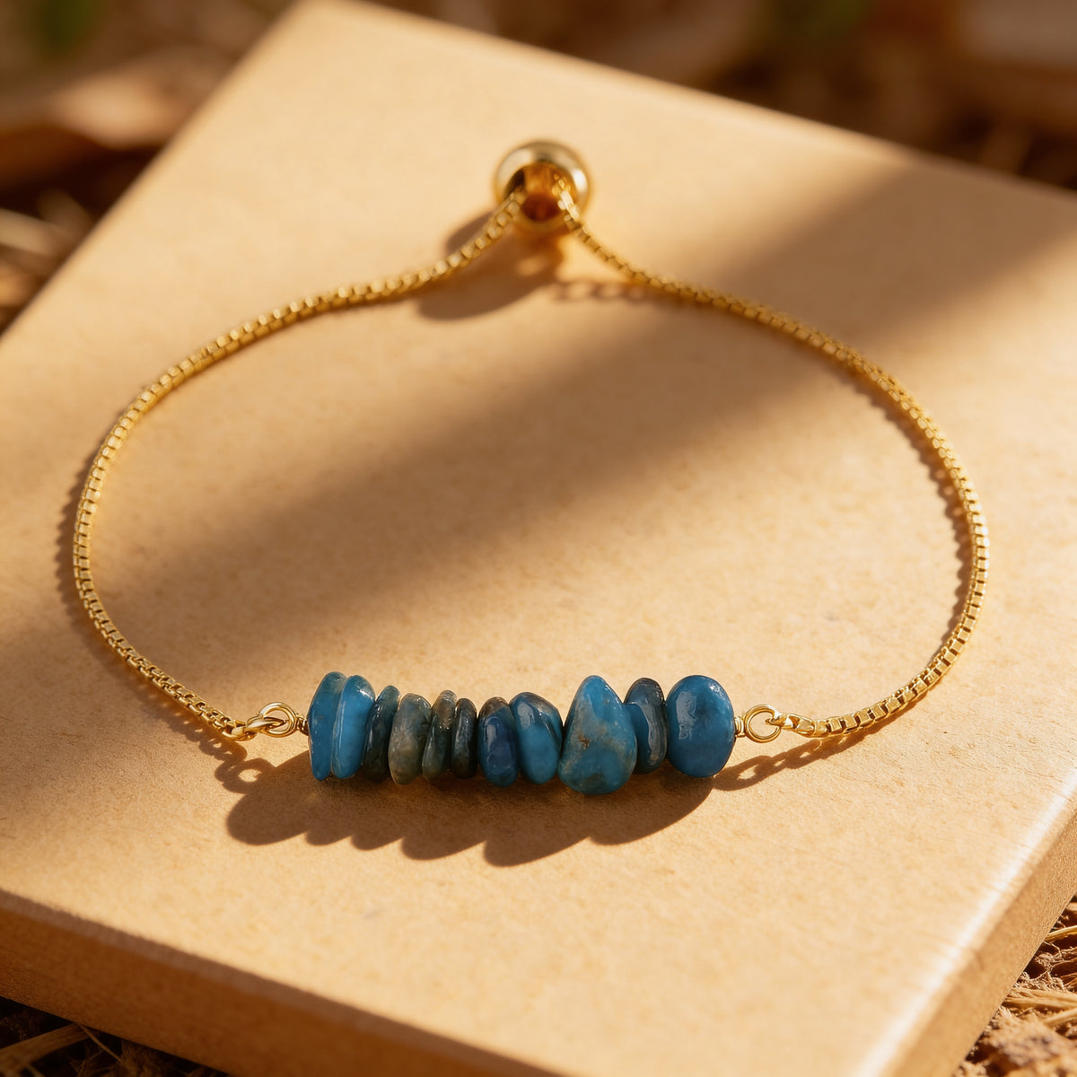 Bracelet Fin Pierres Irrégulières — Brut, Authentique & Unique