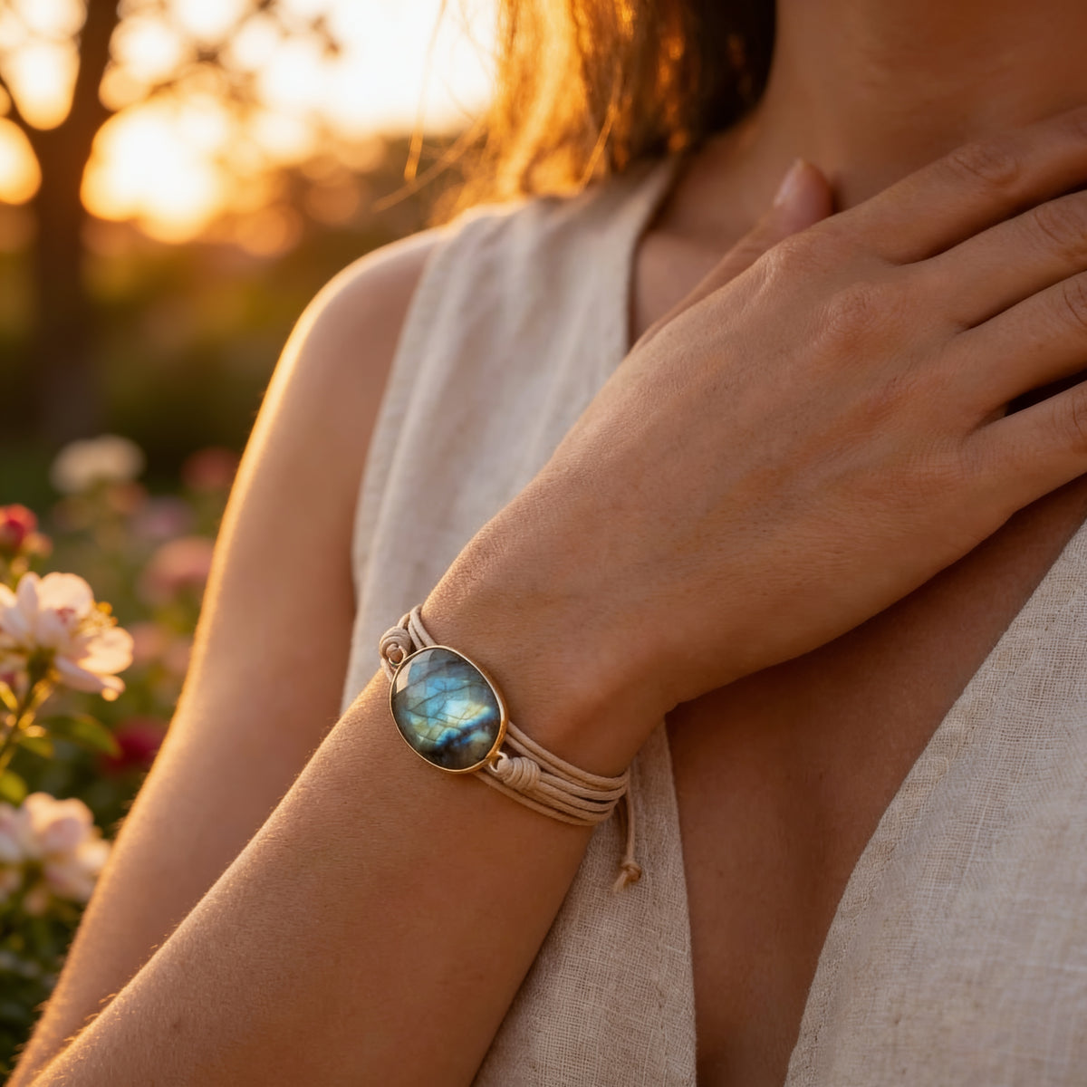 Bracelet Multi-Tours Labradorite — Libération & Intuition Amplifiée