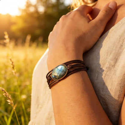 Bracelet Multi-Tours Labradorite — Libération & Intuition Amplifiée