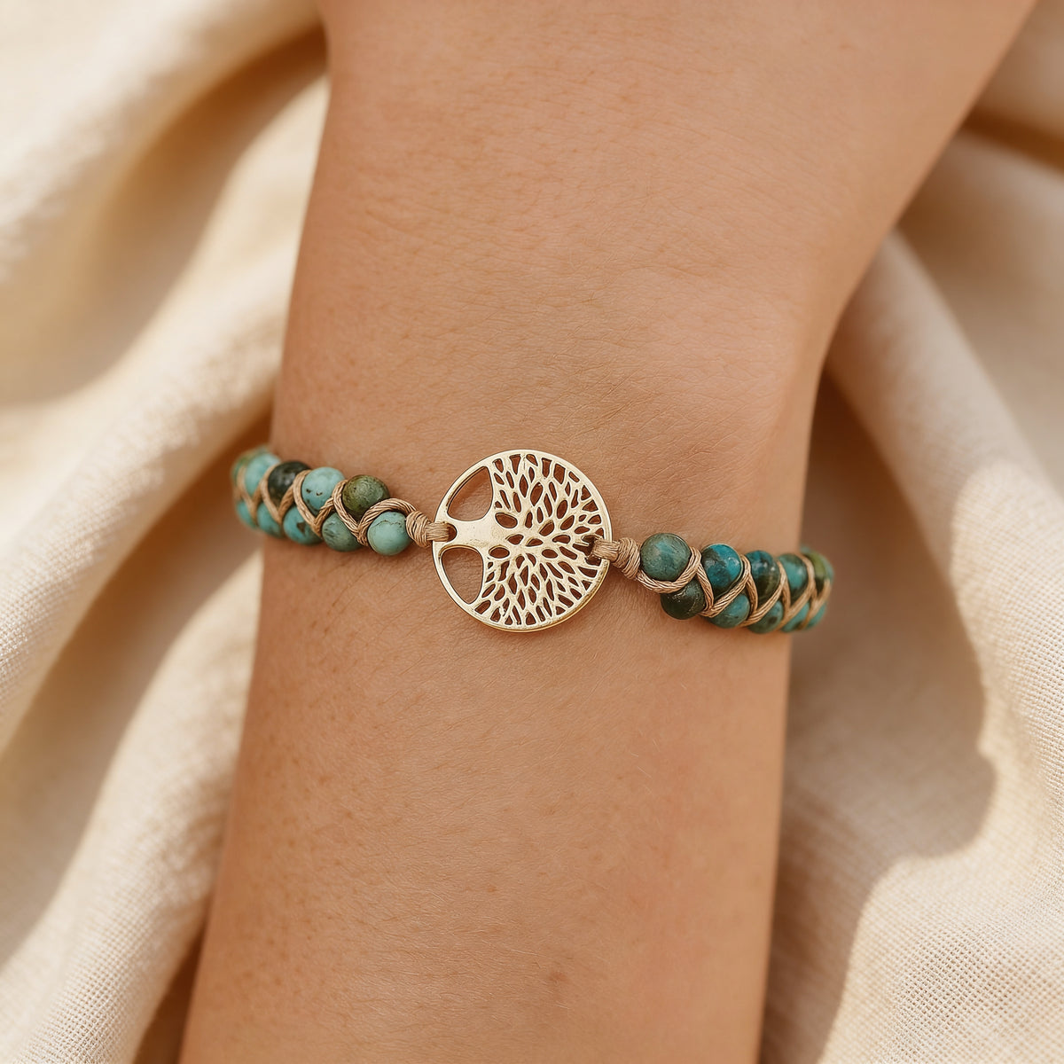 Bracelet Turquoise Africaine — Protection Ancestrale & Longévité