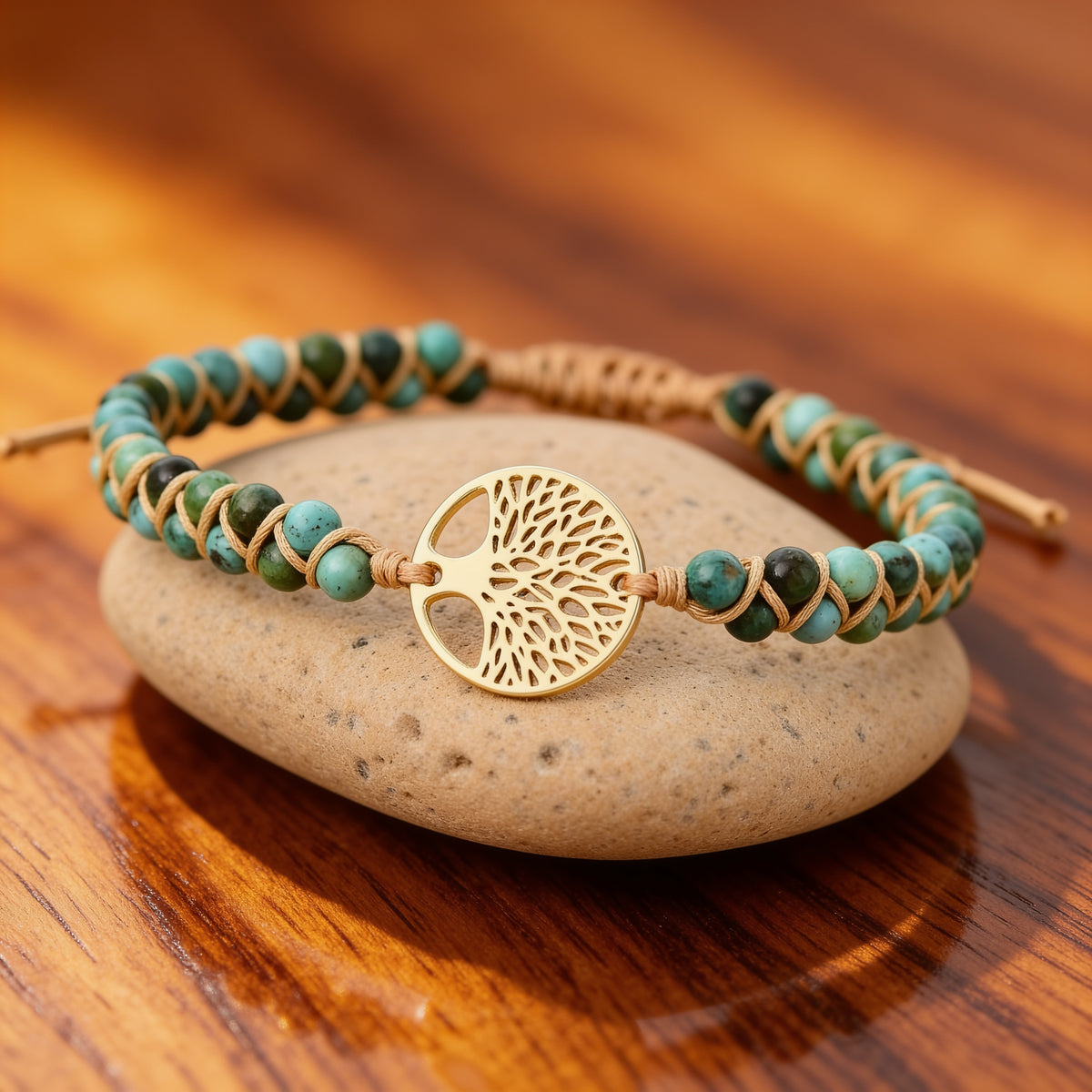 Bracelet Turquoise Africaine — Protection Ancestrale & Longévité