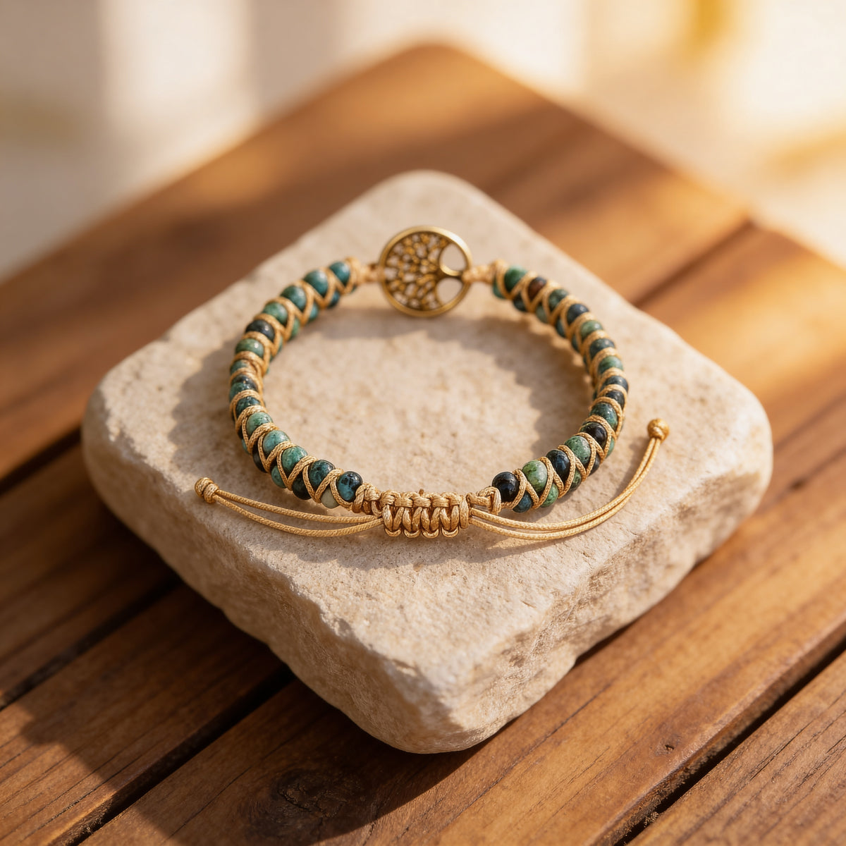 Bracelet Turquoise Africaine — Protection Ancestrale & Longévité