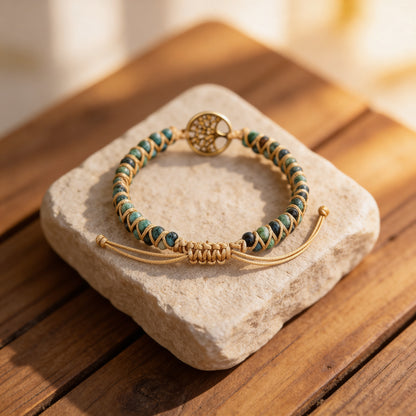 Bracelet Turquoise Africaine — Protection Ancestrale & Longévité
