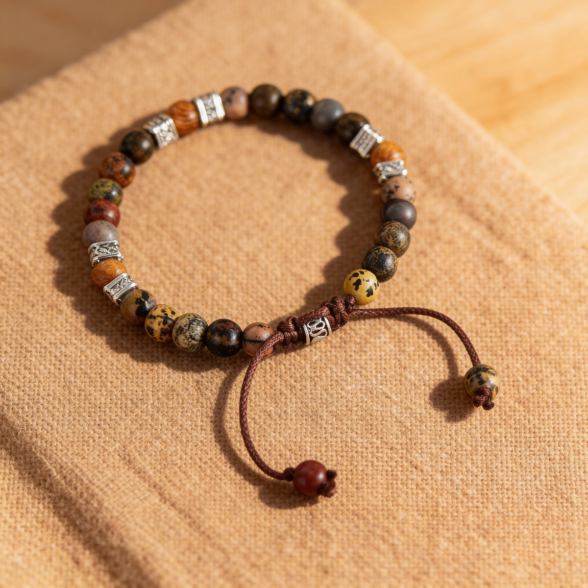 Bracelet Jaspe — Stabilité, Soutien & Ancrage Terrestre