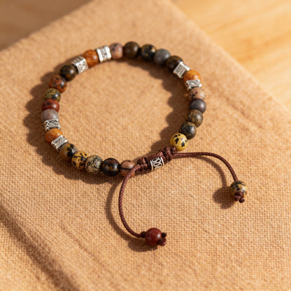 Bracelet Jaspe — Stabilité, Soutien & Ancrage Terrestre