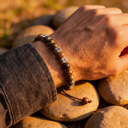 Bracelet Jaspe — Stabilité, Soutien & Ancrage Terrestre