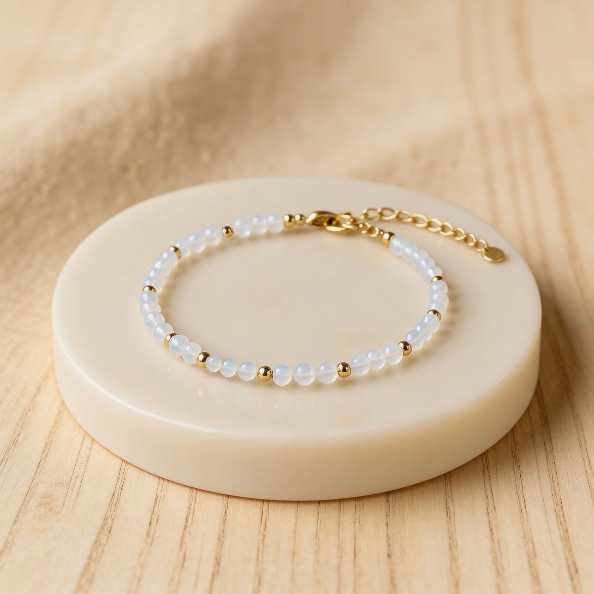 Bracelet "Mois Sacré" – Pierre de Naissance - Juin - Pierre de Lune - L'Arbre des Chakras