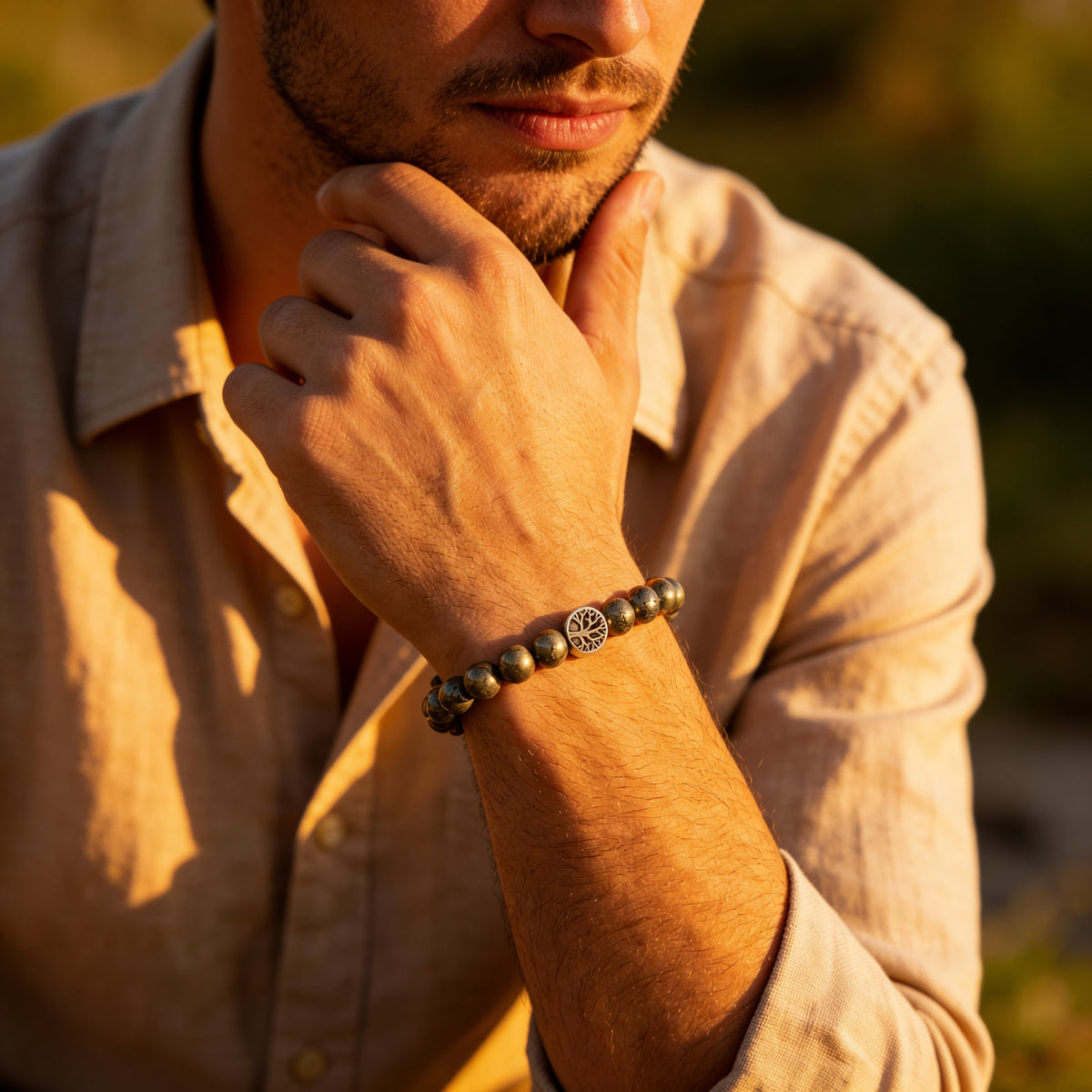Bracelet Pyrite — Prospérité, Volonté & Protection Énergétique