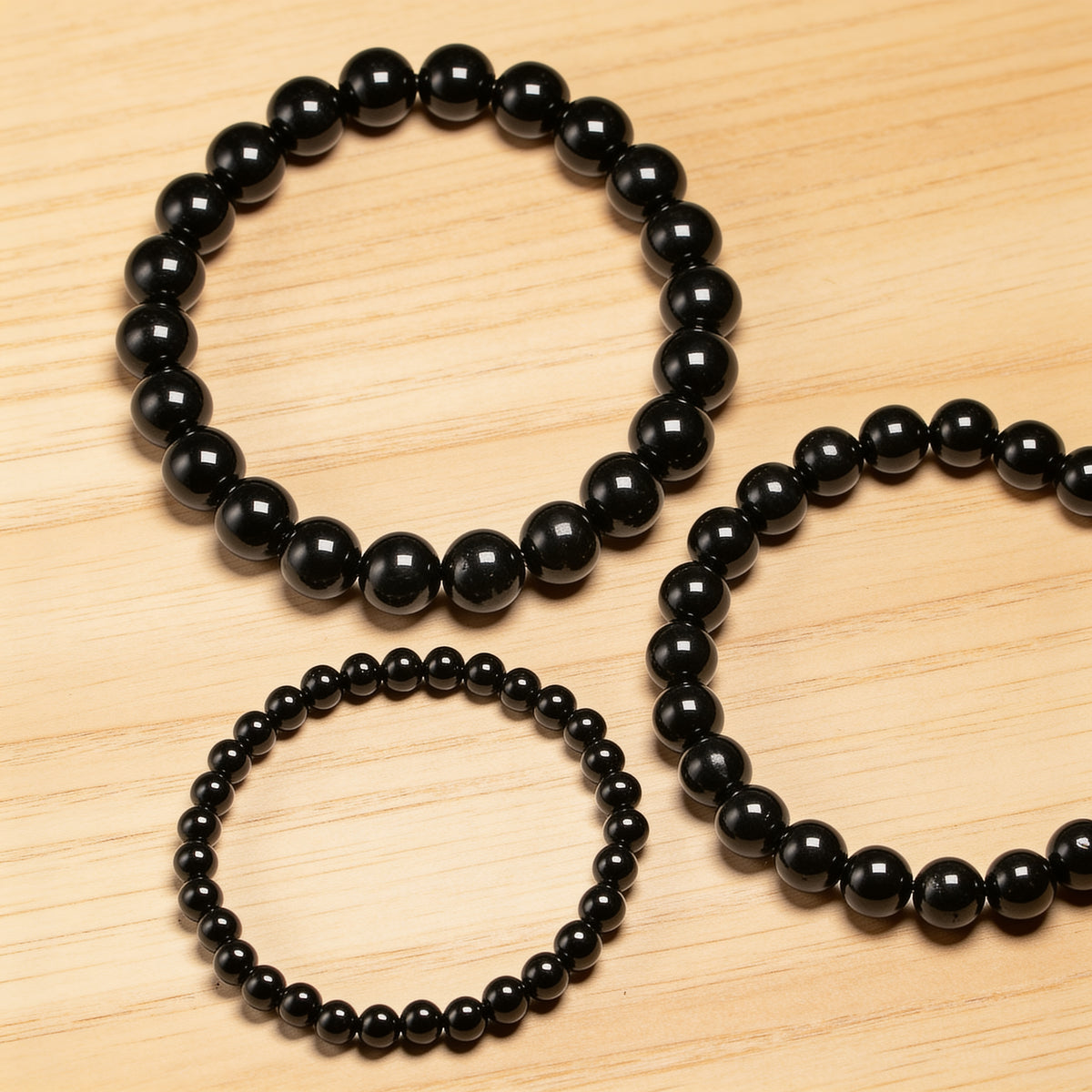 Bracelet Tourmaline Noire — Bouclier Énergétique & Ancrage Profond