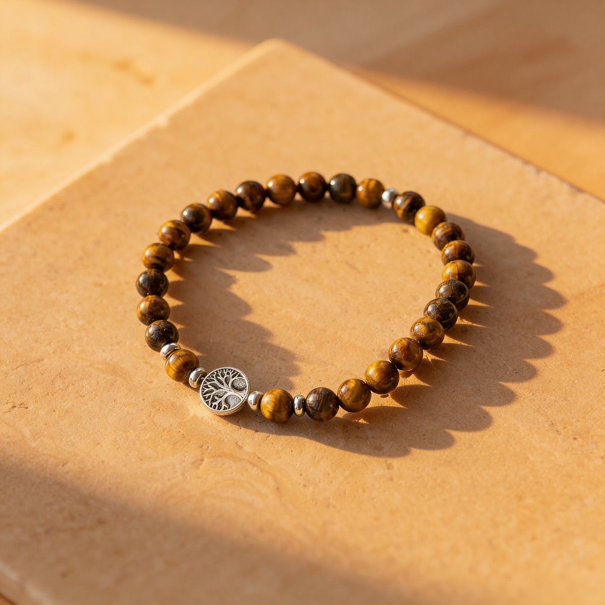 Bracelet Œil de Tigre — Confiance en Soi, Instinct & Courage