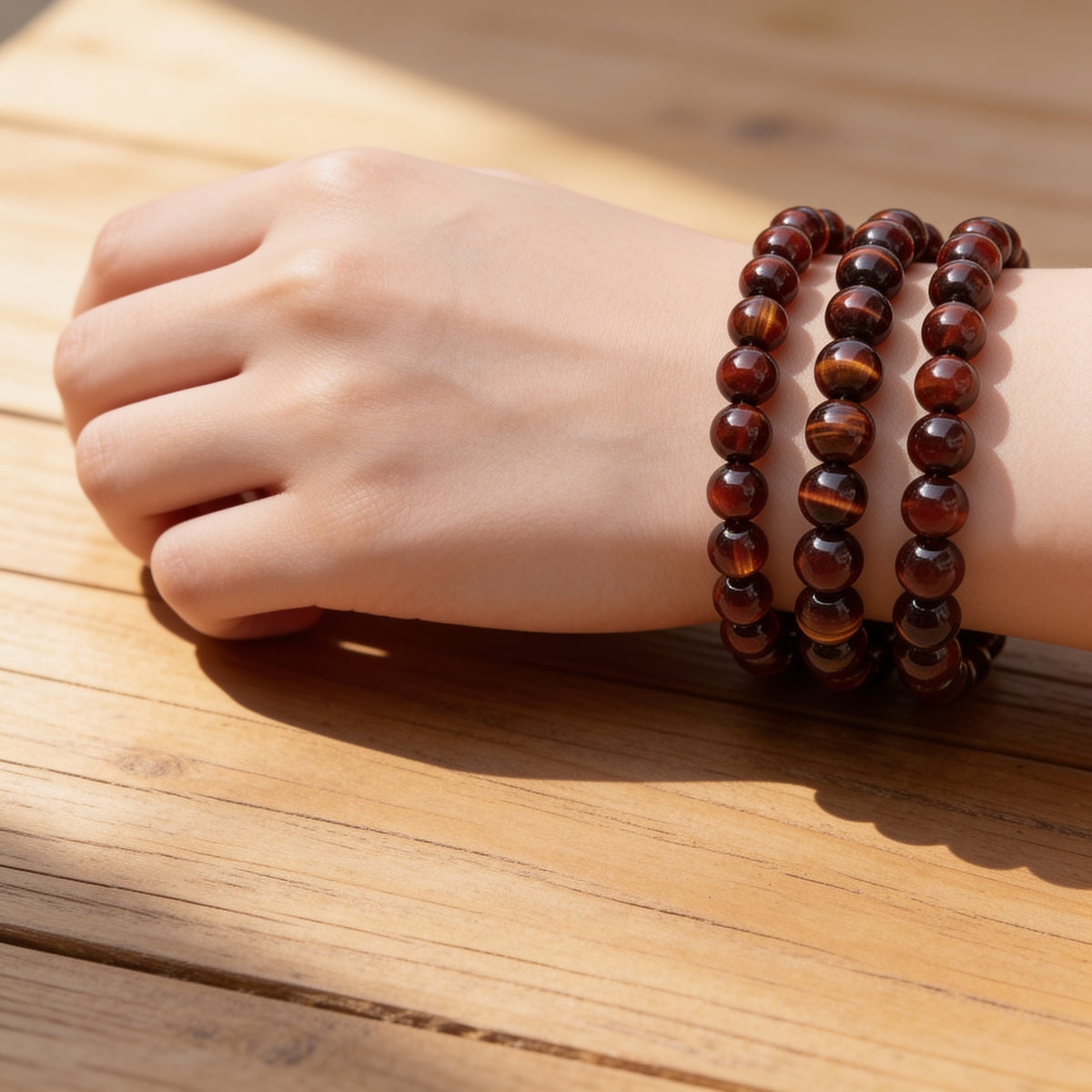 Bracelet Œil de Taureau — Protection du Mauvais Œil & Endurance