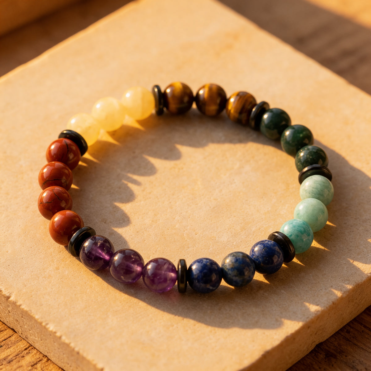 Bracelet Harmonisation 7 Chakras — Alignement & Équilibre Complet