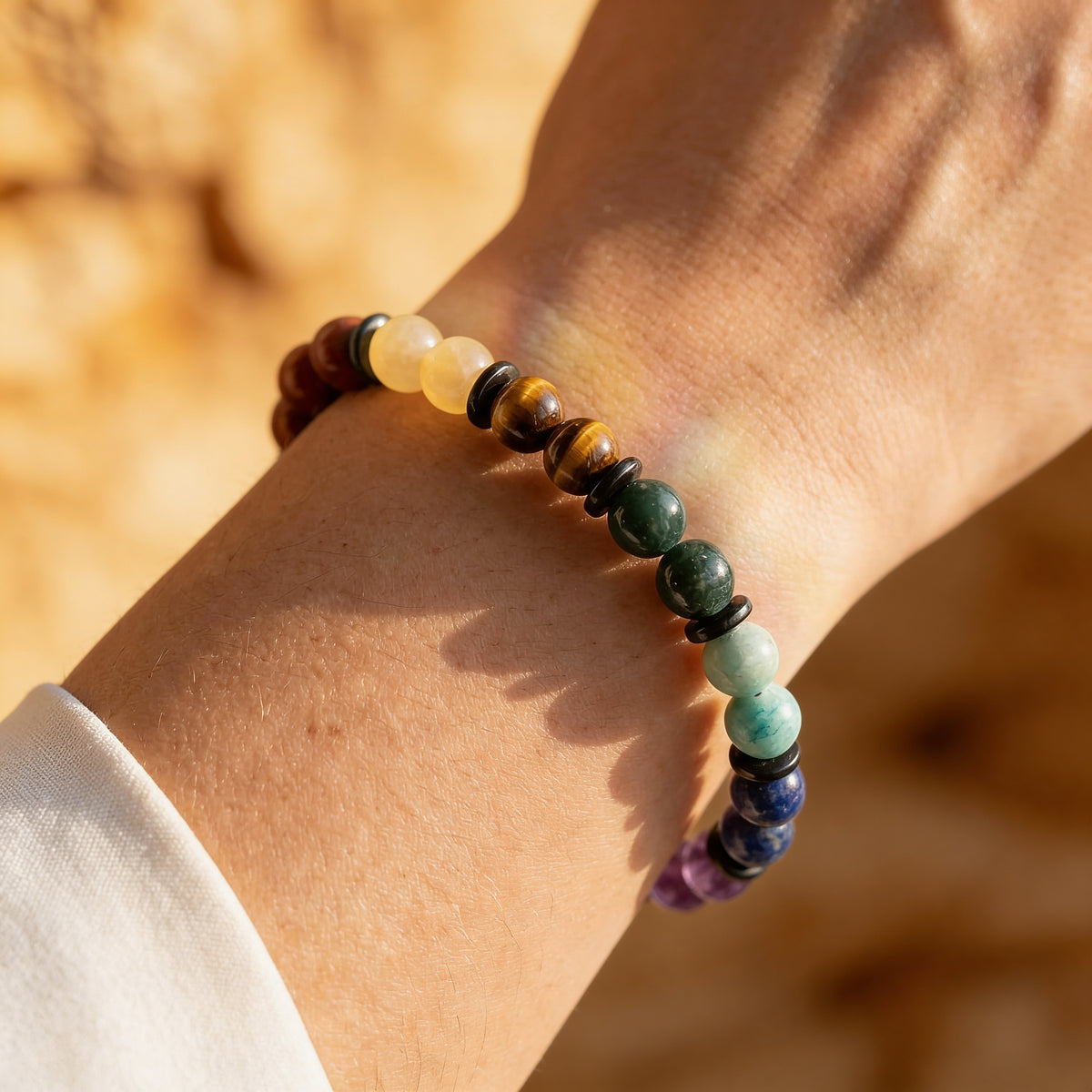 Bracelet Harmonisation 7 Chakras — Alignement & Équilibre Complet