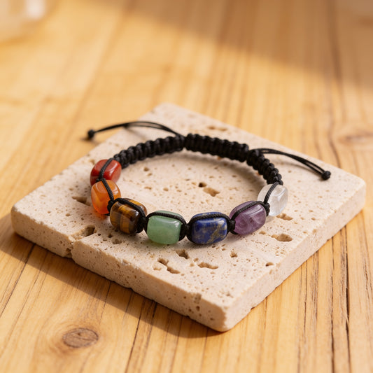 Bracelet 7 Chakras — Rééquilibrage & Harmonisation Énergétique