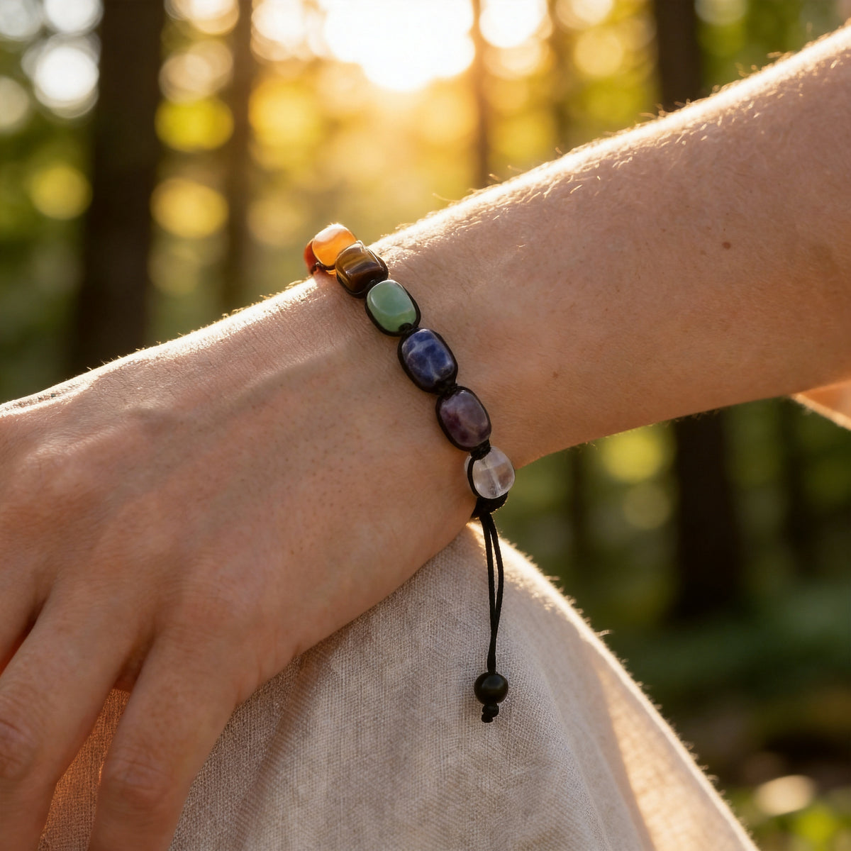 Bracelet 7 Chakras — Rééquilibrage & Harmonisation Énergétique