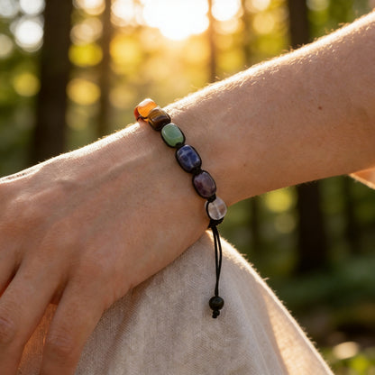 Bracelet 7 Chakras — Rééquilibrage & Harmonisation Énergétique
