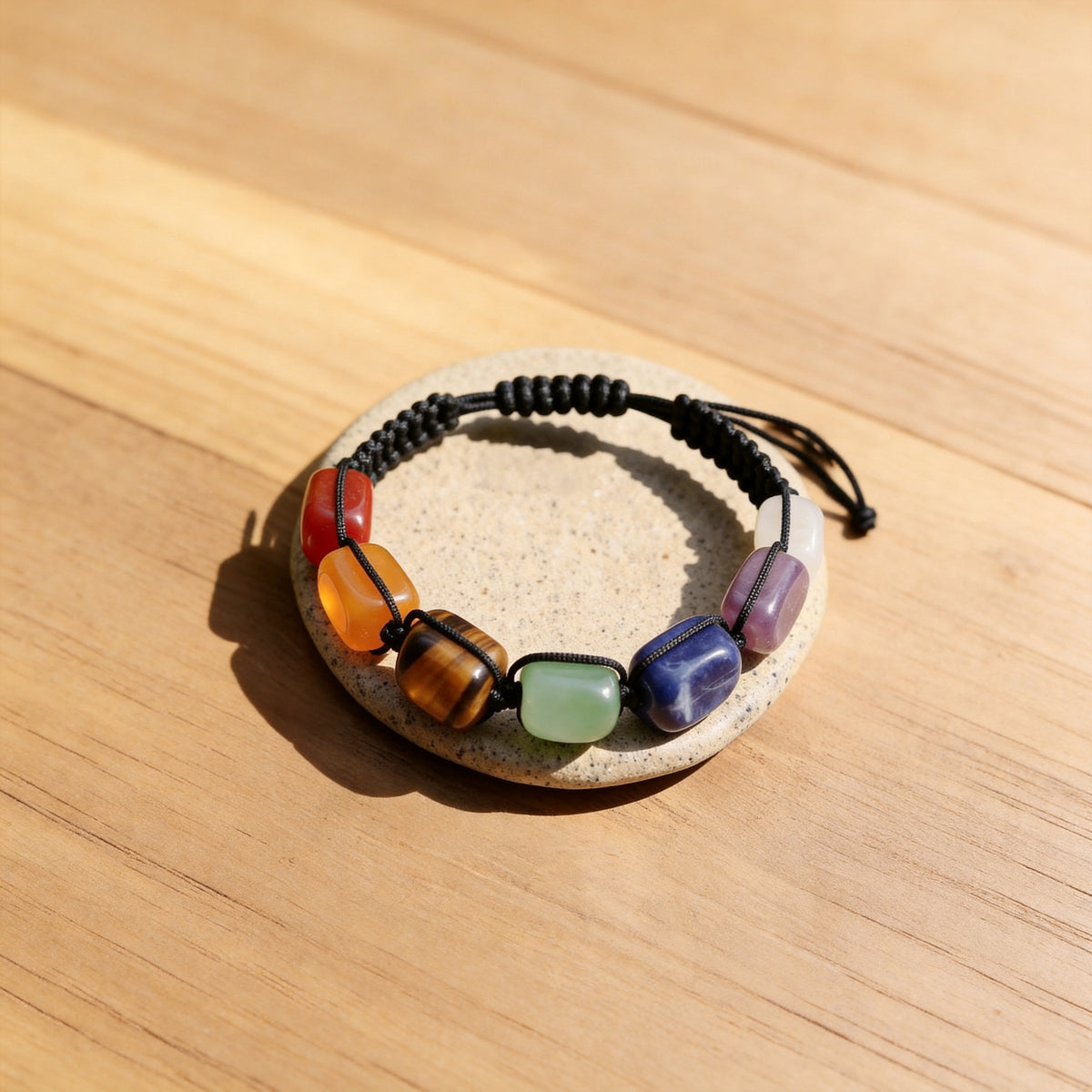 Bracelet 7 Chakras — Rééquilibrage & Harmonisation Énergétique