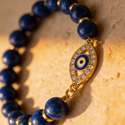 Bracelet Lapis Lazuli — Vérité, Sagesse & Discernement