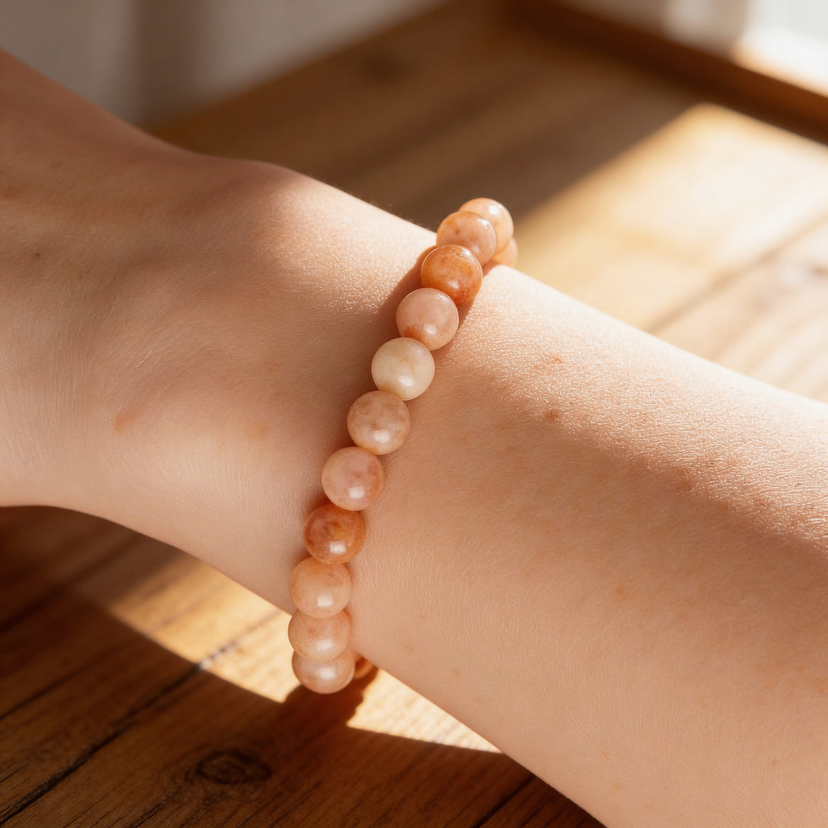 Bracelet Pierre de Soleil — Joie, Confiance & Optimisme Naturel