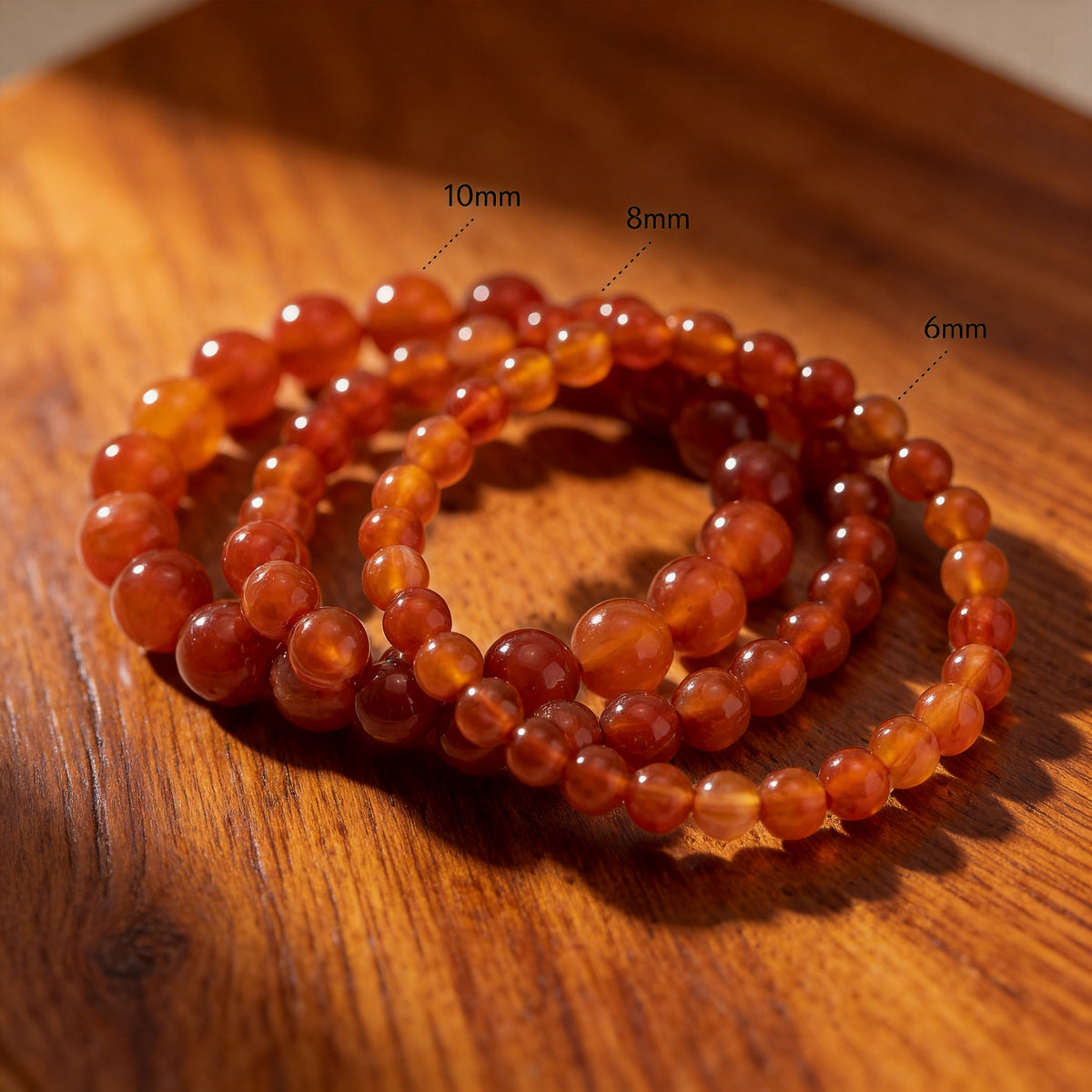 Bracelet Cornaline — Créativité, Élan & Confiance en Soi