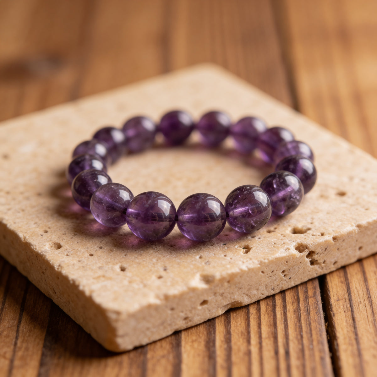 Bracelet Améthyste — Sérénité Profonde & Sommeil Réparateur