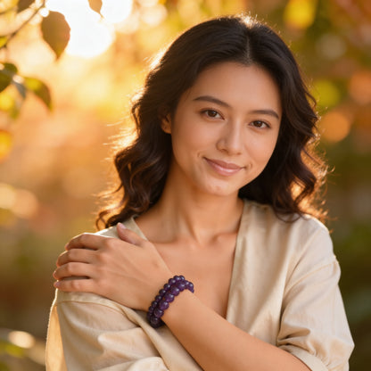 Bracelet Améthyste — Sérénité Profonde & Sommeil Réparateur