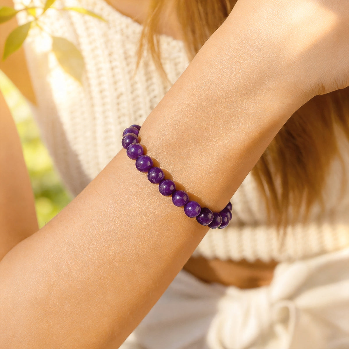 Bracelet Améthyste — Sérénité Profonde & Sommeil Réparateur