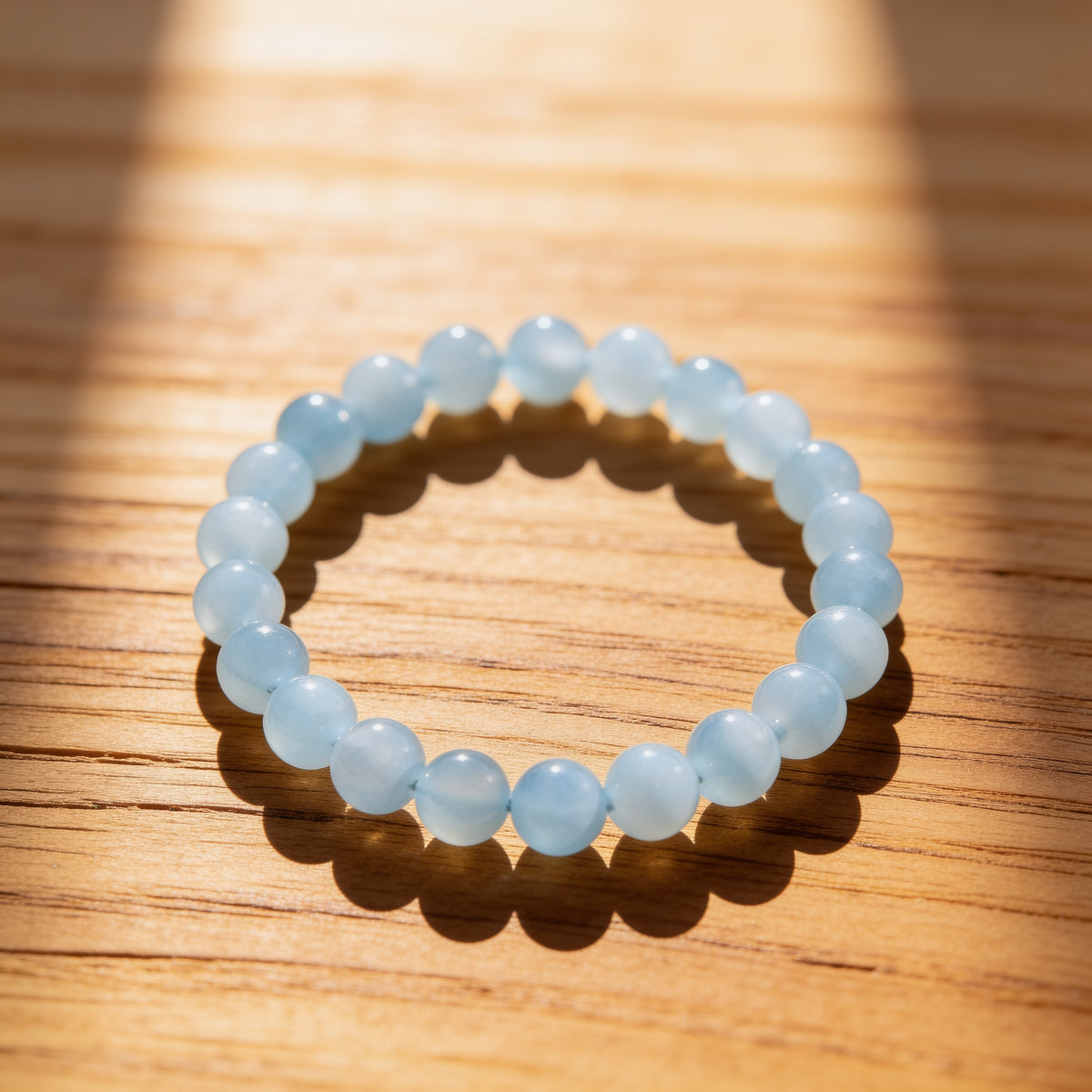 Bracelet Aigue-Marine — Sérénité, Clarté & Courage Émotionnel