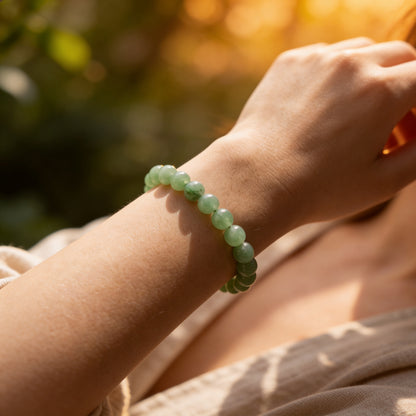 Bracelet Aventurine — Pierre de la Chance & de l'Opportunité