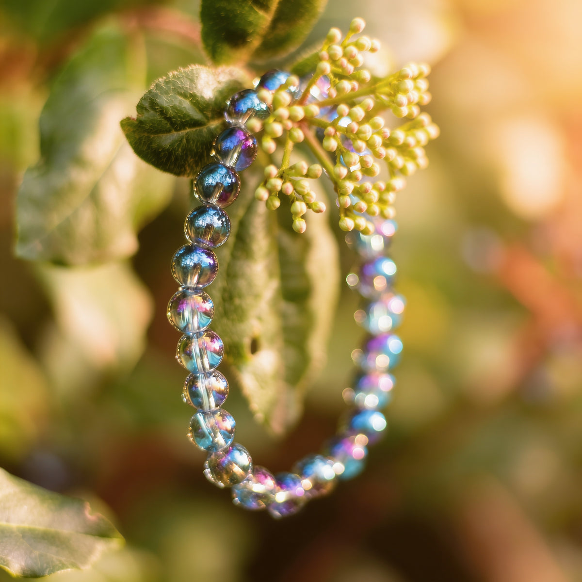 Bracelet Aqua Aura — Énergie Céleste & Clarté Spirituelle