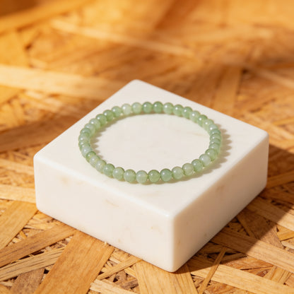 Bracelet Fin en Pierres Naturelles de 4mm - - L'Arbre des Chakras