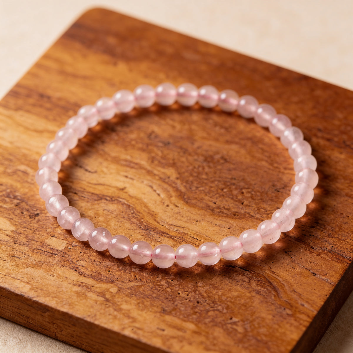 Bracelet Fin en Pierres Naturelles 4mm — Discret & Élégant